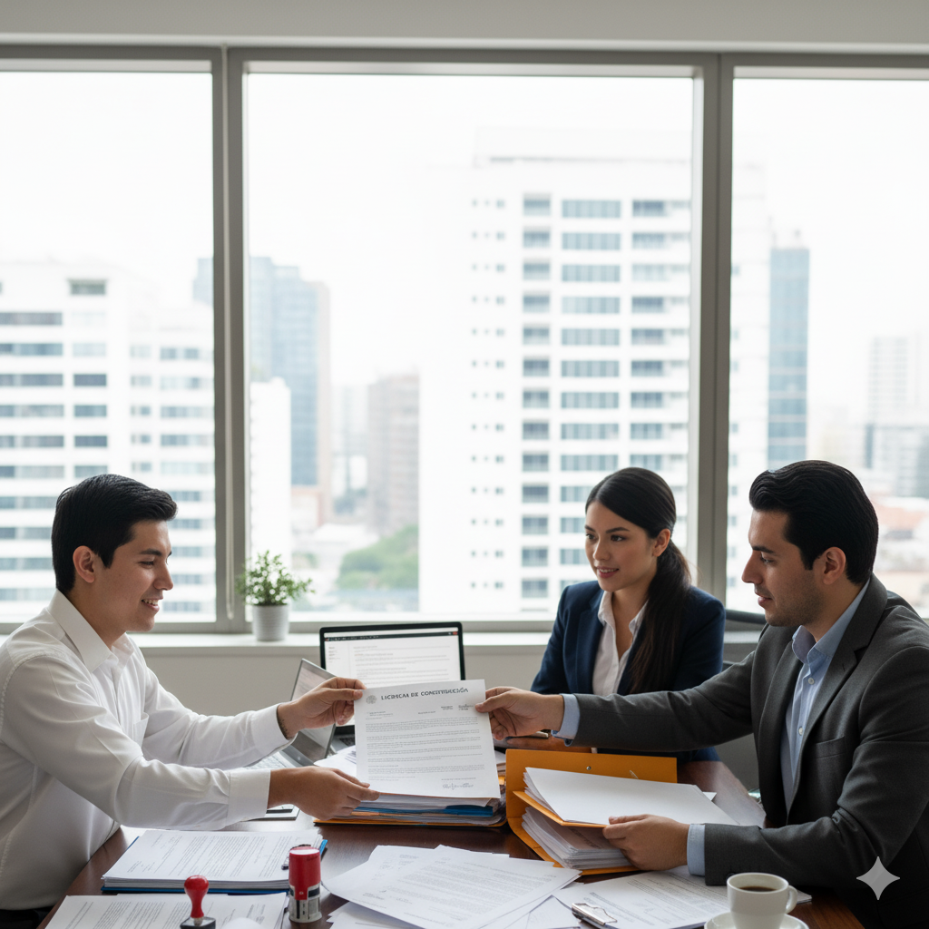 Entrega de licencias y permisos autorizados