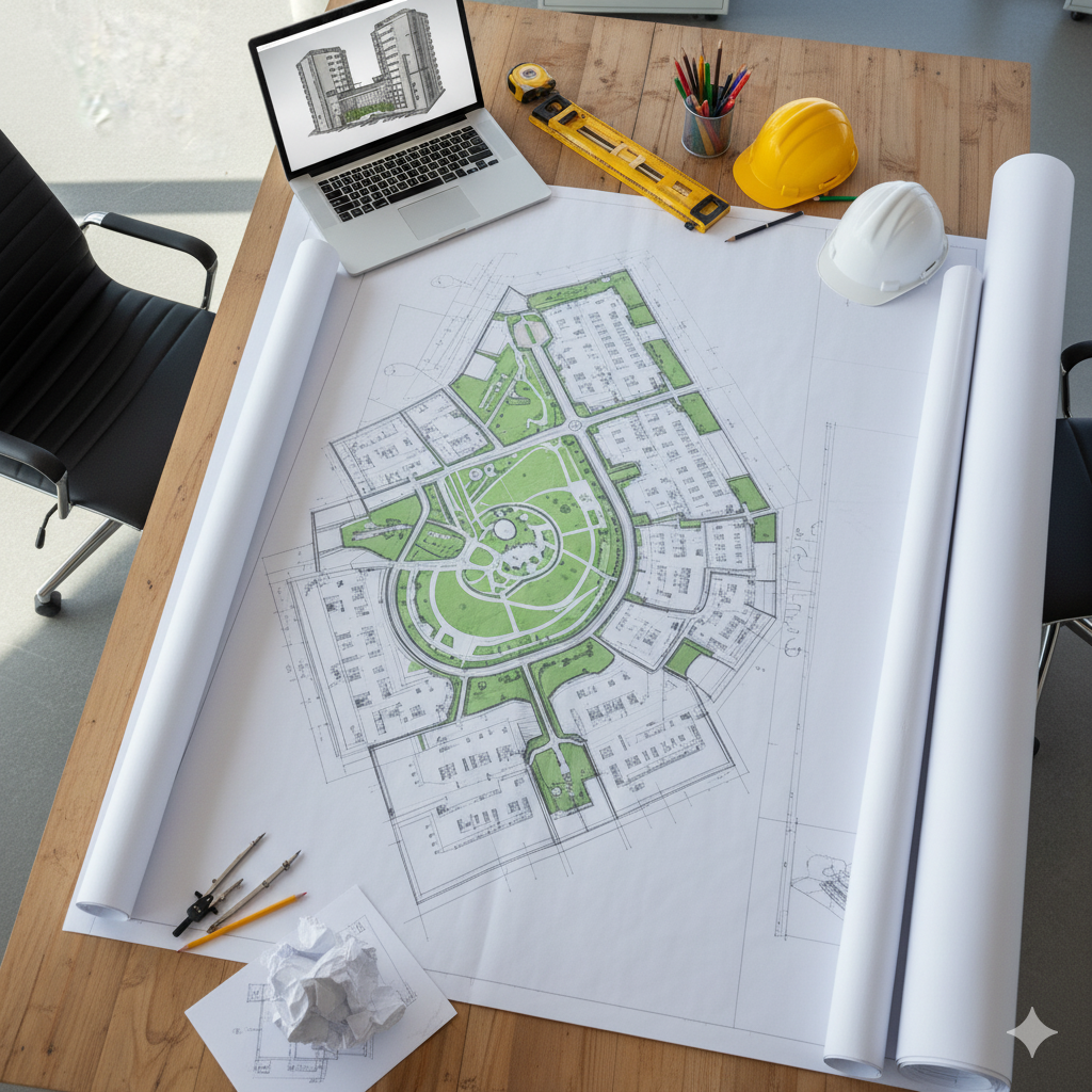 Planos arquitectónicos y herramientas de diseño